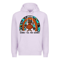 Lilac gobble till you wobble rainbow Premium Hoodie - JahusDesignShop