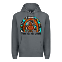 Rock gobble till you wobble rainbow Premium Hoodie - JahusDesignShop