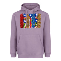 Lavender puerto rico republic brushstrokes Heavyweight Hoodie - RanaPortraitStore