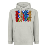 Moon Dust puerto rico republic brushstrokes Heavyweight Hoodie - RanaPortraitStore