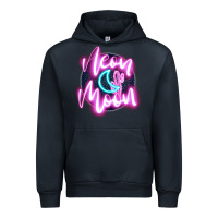 Navy neon moon Urban Hoodie - JahusDesignShop