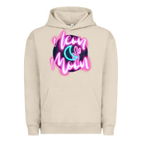 Pigment French Oak neon moon Urban Hoodie - JahusDesignShop