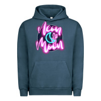 Pigment Midnight Navy neon moon Urban Hoodie - JahusDesignShop