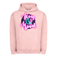 Pigment Salmon neon moon Urban Hoodie - JahusDesignShop