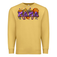 Antique Gold mama basketball Premium Sweatshirt - Zillion Design Studio