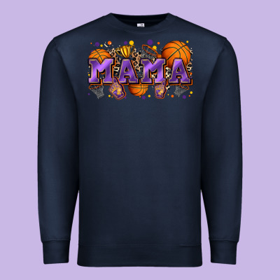 Mama Basketball Premium Sweatshirt Designed By Zillion Design Studio