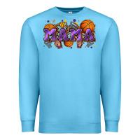 Ocean Blue mama basketball Premium Sweatshirt - Zillion Design Studio