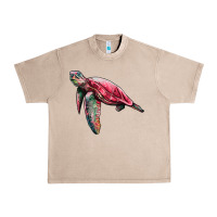 French Oak sea turtle pink glitter Urban Heavy Tee - Artiststas