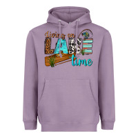 Lavender living on lake time Heavyweight Hoodie - texasbilliewilder