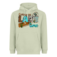 Matcha living on lake time Heavyweight Hoodie - texasbilliewilder