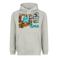 Moon Dust living on lake time Heavyweight Hoodie - texasbilliewilder
