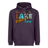 Plum living on lake time Heavyweight Hoodie - texasbilliewilder