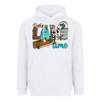 White living on lake time Heavyweight Hoodie - texasbilliewilder