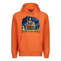 Carrot Christmas church and snow grace and mercy Premium Hoodie - AdoDesignShop