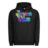 Pigment Black summer vibes Urban Hoodie - JahusDesignShop