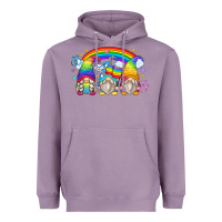 Lavender lgbt gnomes Heavyweight Hoodie - Zillion Design Studio