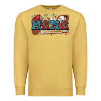 Antique Gold mama baseball Premium Sweatshirt - Zillion Design Studio