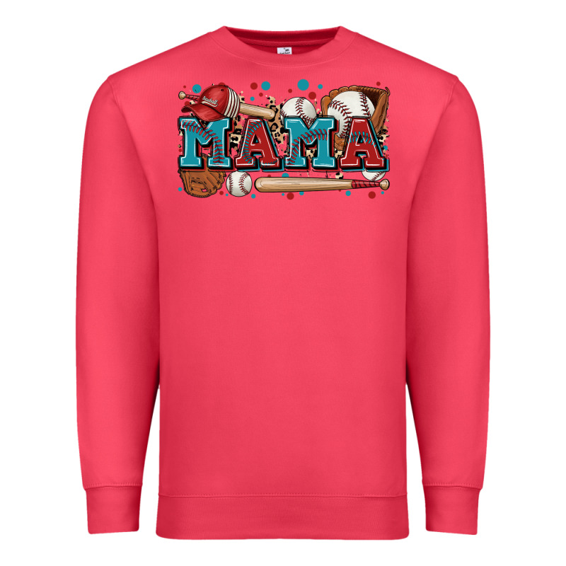 Mama Baseball Premium Sweatshirt by Zillion Design Studio | Teevron