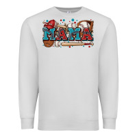 Dove Grey mama baseball Premium Sweatshirt - Zillion Design Studio