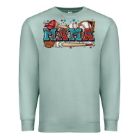 Seafoam mama baseball Premium Sweatshirt - Zillion Design Studio
