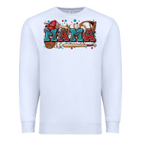 White mama baseball Premium Sweatshirt - Zillion Design Studio