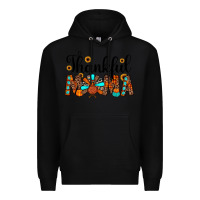 Black thankful mama Premium Hoodie - JahusDesignShop