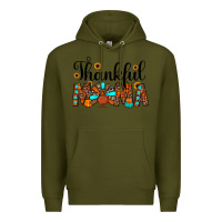 Army Green thankful mama Premium Hoodie - JahusDesignShop