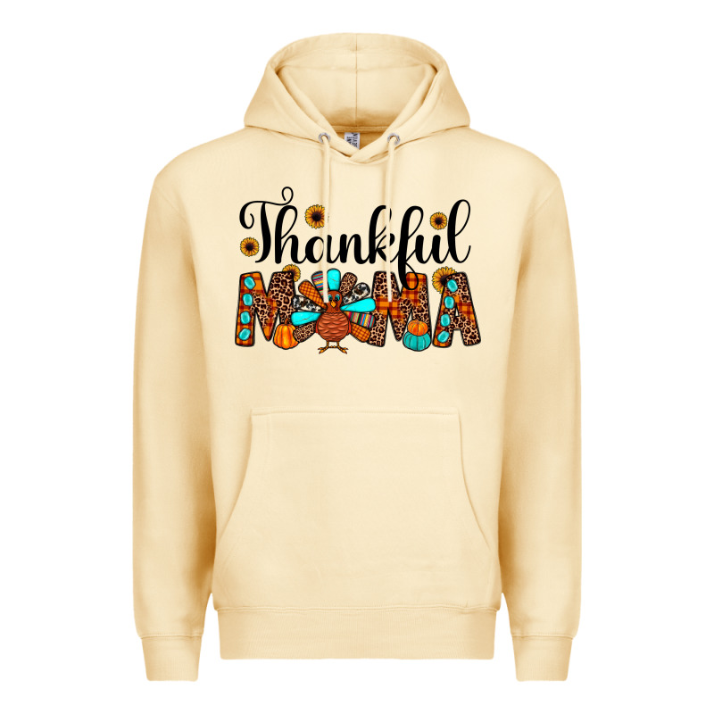 Thankful Mama Premium Hoodie by JahusDesignShop | Teevron