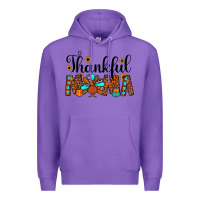 Purple thankful mama Premium Hoodie - JahusDesignShop