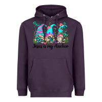 Plum jesus is my anchor gnomes Heavyweight Hoodie - Zillion Design Studio