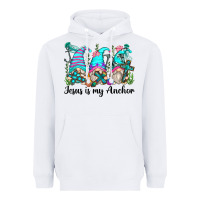 White jesus is my anchor gnomes Heavyweight Hoodie - Zillion Design Studio