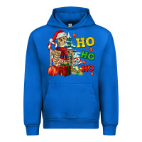 Cobalt Christmas ho ho ho skeleton Urban Hoodie - AdoDesignShop