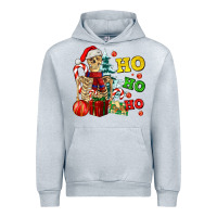 Heather Grey Christmas ho ho ho skeleton Urban Hoodie - AdoDesignShop