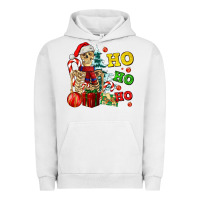 Pigment Lunar Rock Christmas ho ho ho skeleton Urban Hoodie - AdoDesignShop