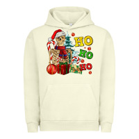 Pigment Pistachio Christmas ho ho ho skeleton Urban Hoodie - AdoDesignShop
