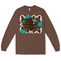 Chestnut gemstone cross mousepad Long Sleeve Tee - BarkalooDesign