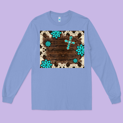 Gemstone Cross Mousepad Long Sleeve Tee Designed By Barkaloodesign