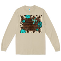 Mushroom gemstone cross mousepad Long Sleeve Tee - BarkalooDesign