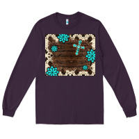 Plum gemstone cross mousepad Long Sleeve Tee - BarkalooDesign