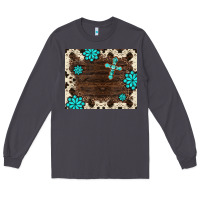 Smoke gemstone cross mousepad Long Sleeve Tee - BarkalooDesign