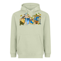 Matcha louisiana coffee cups Heavyweight Hoodie - texasbilliewilder