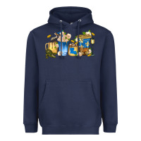 Navy louisiana coffee cups Heavyweight Hoodie - texasbilliewilder