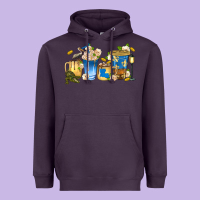 Heavyweight Hoodie louisiana coffee cups