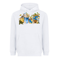 White louisiana coffee cups Heavyweight Hoodie - texasbilliewilder