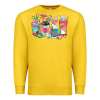 Lemon nurse coffee cups Premium Sweatshirt - texasbilliewilder
