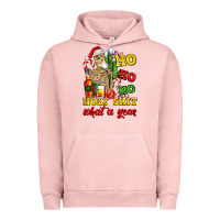 Christmas Ho Ho Ho Holy Shit What A Year Skeleton Urban Hoodie | Teevron