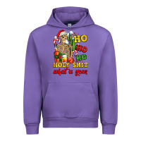 Tulip Christmas ho ho ho holy shit what a year skeleton Urban Hoodie - AdoDesignShop