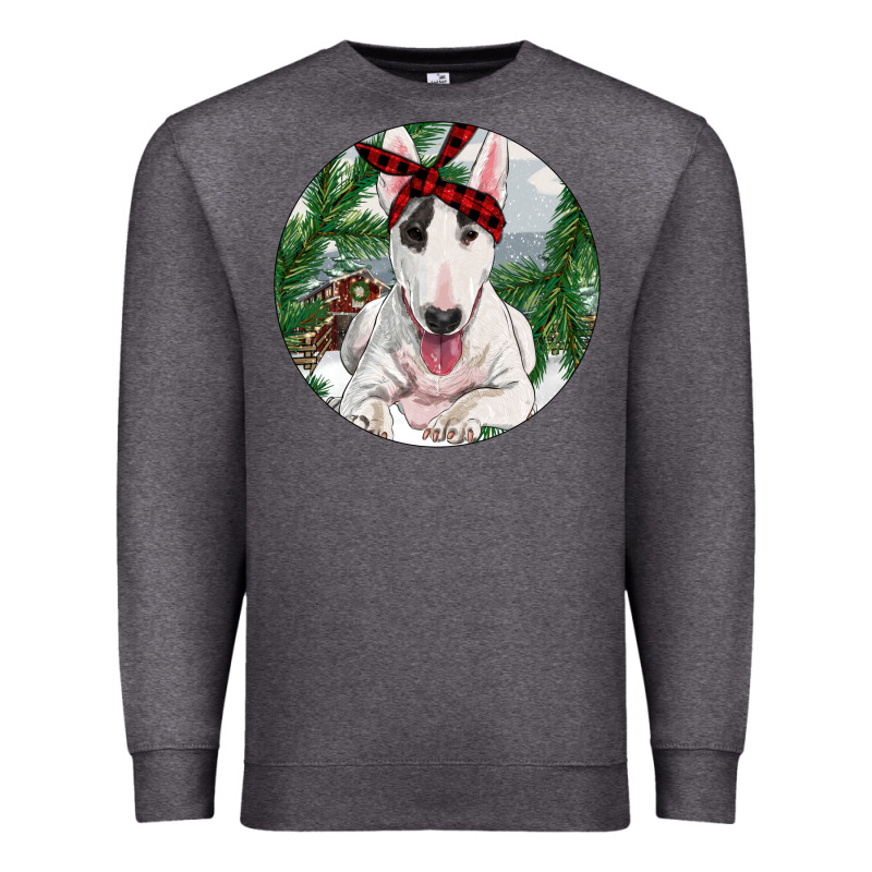 Bull Terrier And Farm Premium Sweatshirt by RanaPortraitStore | Teevron