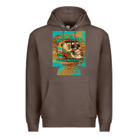 Coffee dead tired fueled by coffee 12 oz can cooler (regular) Premium Hoodie - Artiststas