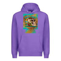Purple dead tired fueled by coffee 12 oz can cooler (regular) Premium Hoodie - Artiststas